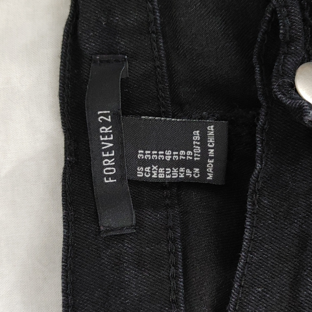 Forever 21 Black Skinny Jeans - Picture 7 of 10